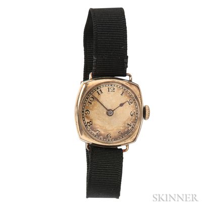 Art Deco 14kt Gold Wristwatch