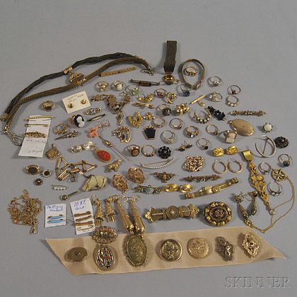 Large Group of Victorian Jewelry