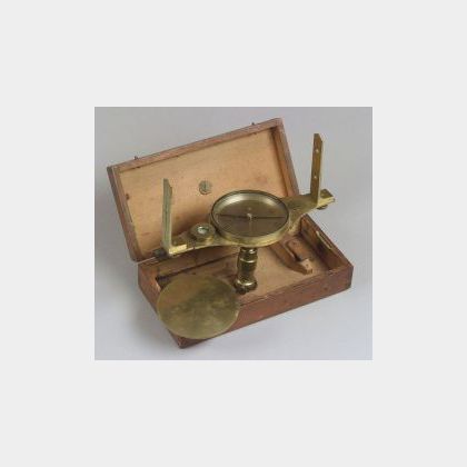 Brass Surveyor&#39;s Compass by Knox & Shain