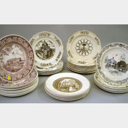 Thirty-eight Wedgwood Collector's Plates