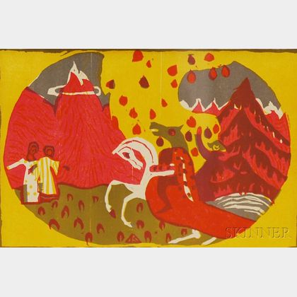 After Wassily Kandinsky (Russian, 1866-1944) Berge