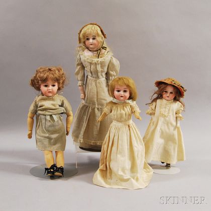 Four German Dolls