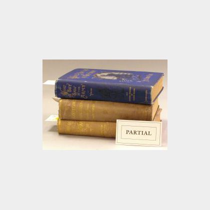 Group of Massachusetts State Histories, Atlases, Civil War Related Books, Periodicals and a Miniature Set of Prose