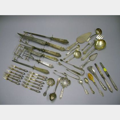 Group of American and European Silver Flatware