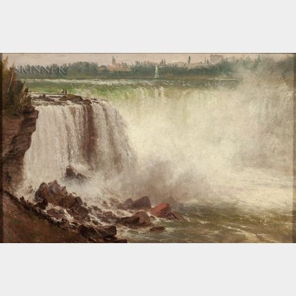 Attributed to Charles Henry Gifford (American, 1839-1904) Niagara Falls
