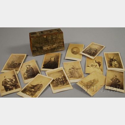 Thirteen Cartes de Visite of Notable 19th Century Figures