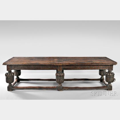 Elizabethan Oak Withdrawing Table