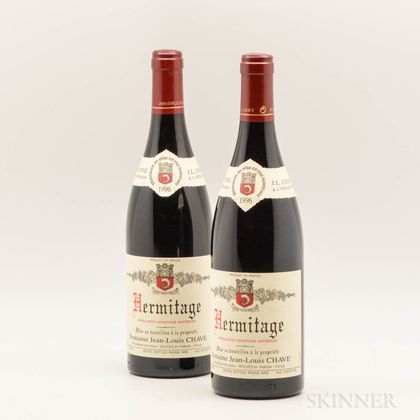 J-L Chave Hermitage Rouge 1996, 2 bottles 