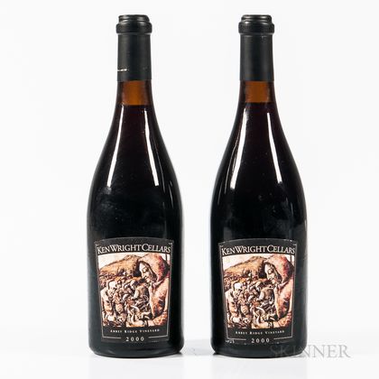 Ken Wright Cellars Pinot Noir Abby Ridge Vineyard 2000, 2 bottles 