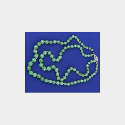 Double Strand of Jadeite Jade Beads