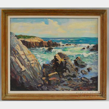 James King Bonnar (American, 1883-1961) Goose Rocks, Maine
