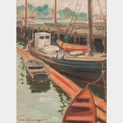 Wilber Fiske Noyes (American, 1897-1951) Fishing Vessels