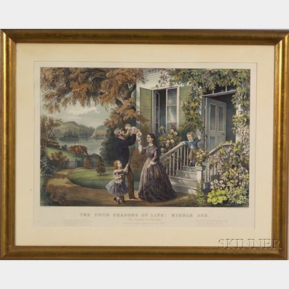 Currier & Ives, publishers (American, 1857-1907) The Four Seasons of Life: Middle Age.