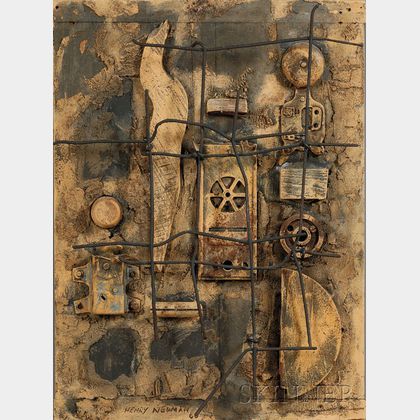 Henry Newman Mixed-media Wall Plaque