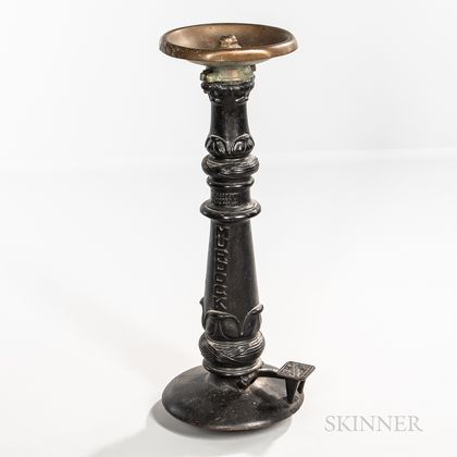 Early Cast Iron and Brass Drinking Fountain