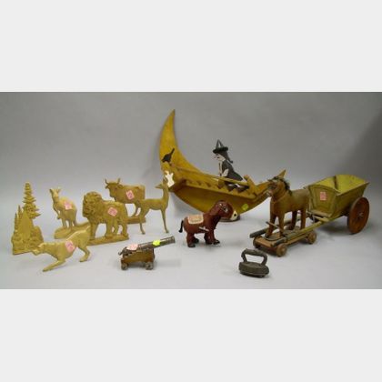 Group of Toy and Folk Figural Items