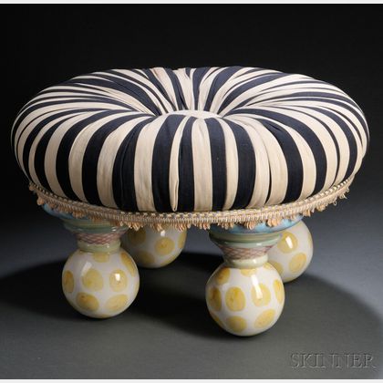 Decorative Footstool 