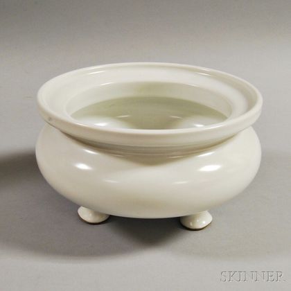 White-glazed Porcelain Censer
