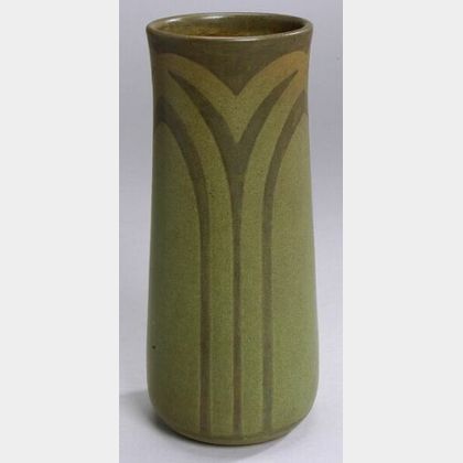 Marblehead Pottery Two-Color Vase