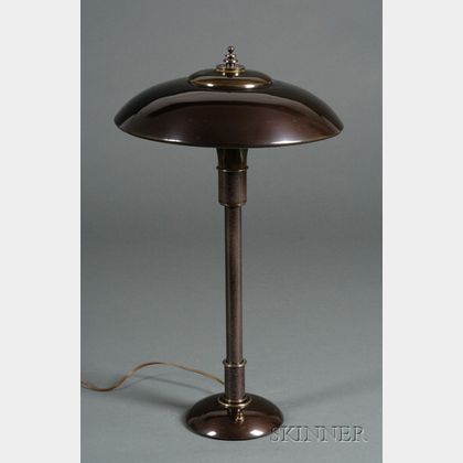 Machine Age Domed Table Lamp
