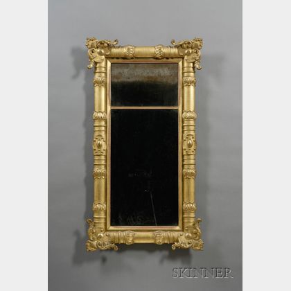 Classical Gilt-gesso and Wood Pier Mirror