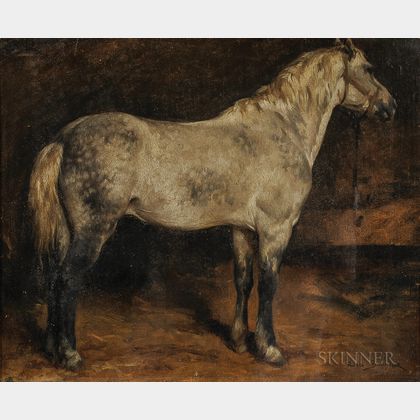 Rosa Bonheur (French, 1822-1899) Dappled Gray Horse, Facing Right