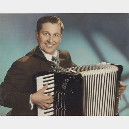 James J. Kriegsmann (American, c. 1909-1994) Lot of Portrait Photographs Including Lawrence Welk, Jimmy and Tommy Dorsey, Kitty Calew, 