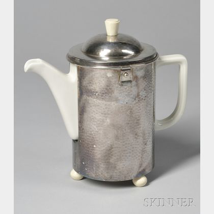 German Mid-century Silver-plated Coffeepot