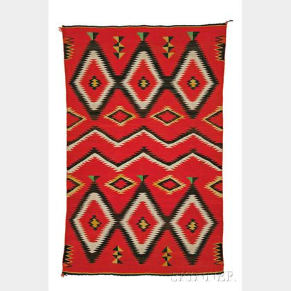 Navajo Serape Style Child's Blanket