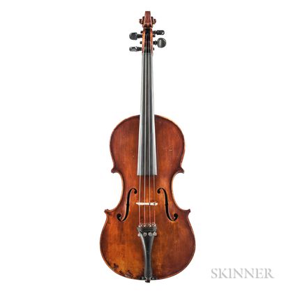 American Violin, James Oliver McCauley, Worcester, 1888