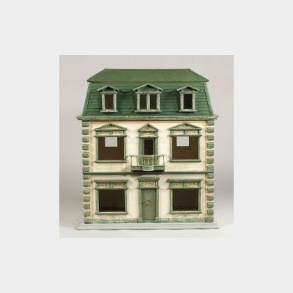 French Painted Doll House
