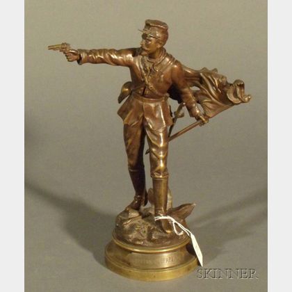 Anfrie Bronze of a Soldier