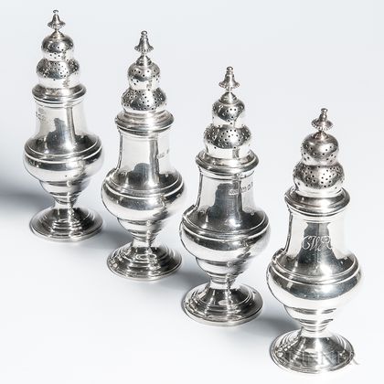 Four Silver Shakers