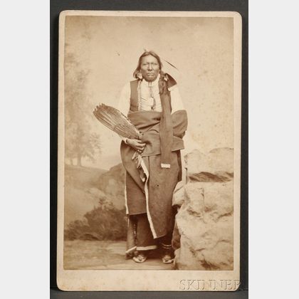 Cabinet Card of a Sioux Chief