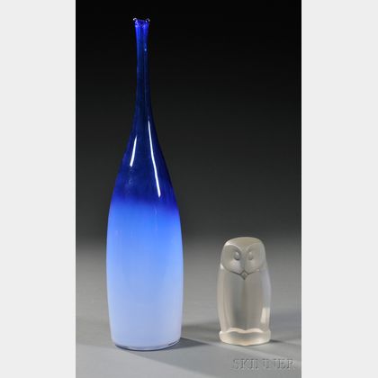 Two Pieces of Leerdam Glass