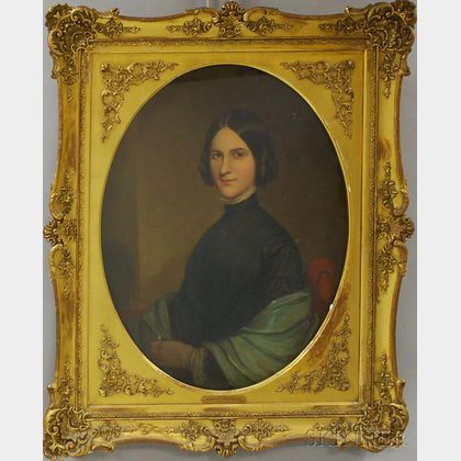 American School, 19th Century Portrait of Josephine Hays Willock.