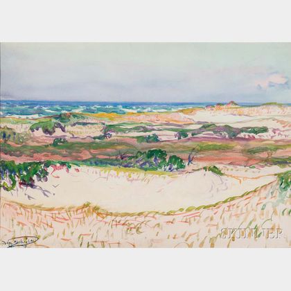Dodge Macknight (American, 1860-1950) Dunes and Sea