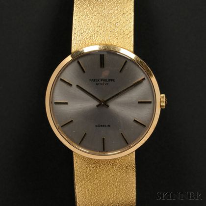 18kt Gold Wristwatch, Patek Philippe, Retailed by Gubelin