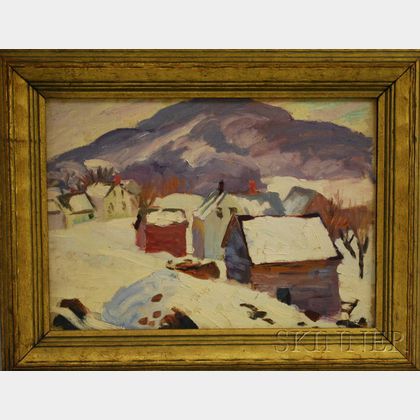 Attributed to Charles Rosen (American, 1878-1950) Winter Scene