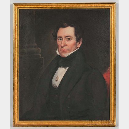 American School, 19th Century Portrait of George Plum Jr.