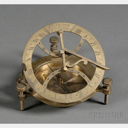 Brass Inclined Plate Dial by Bradford