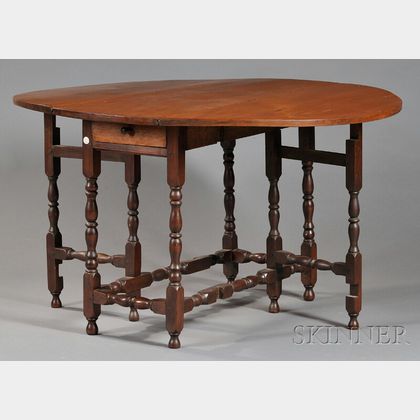 William & Mary Maple Gate-leg Table