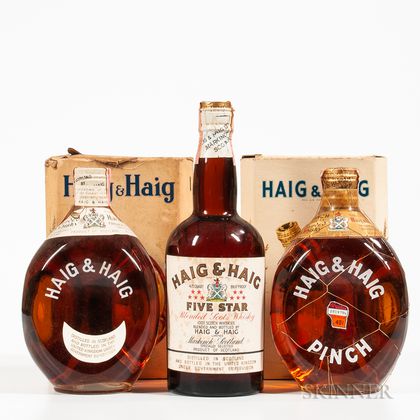 Mixed Haig & Haig, 3 4/5quart bottles (2 oc) 
