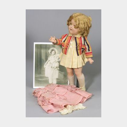 Composition Shirley Temple Doll with Extra Outfit