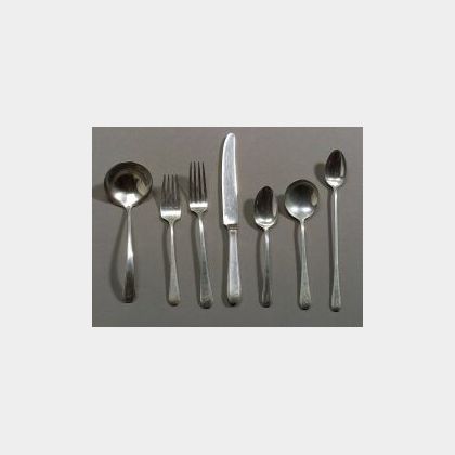 Towle Sterling Partial &#34;Cascade&#34; Pattern Flatware Service