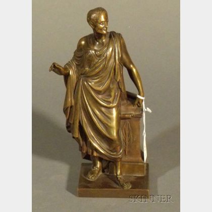 Duchoisselle Bronze Figure of Cicero
