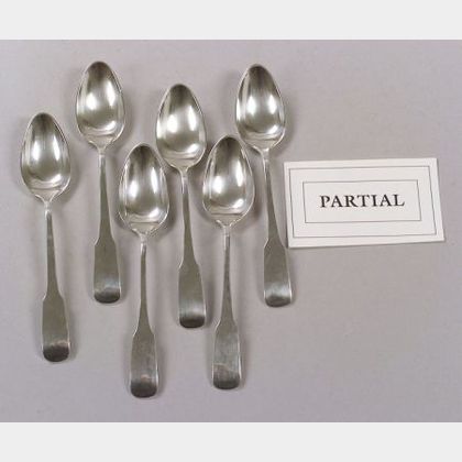 Twenty-one Sterling Silver Tablespoons
