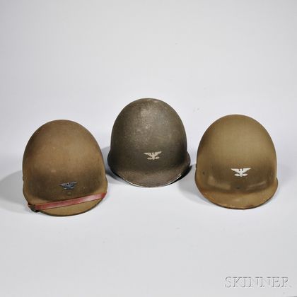 Colonel's M1 Helmet, and Two Fiber Liners