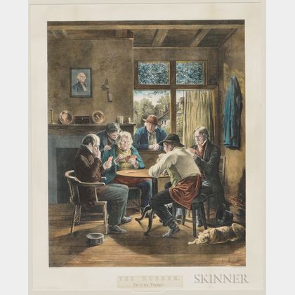 Currier & Ives, Publishers (American, 1857-1907) Lithograph The Rubber