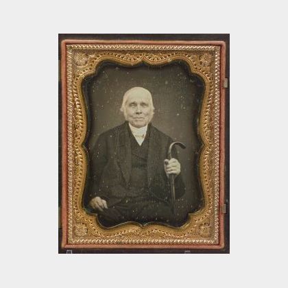 Daguerreotype Of An Elderly Gentleman